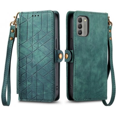 VSECHNONAMOBIL 66213 GEOM Peněženkové pouzdro pro Nokia XR 21 zelené – Zboží Živě