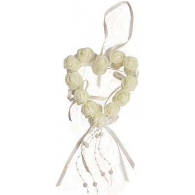 Dekorace srdce X0585 – Zboží Mobilmania