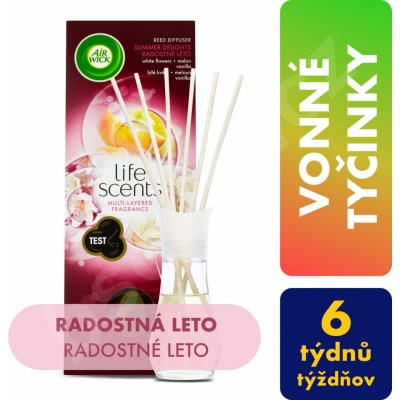 Air Wick Life Scents vonné tyčinky Radostné léto 30 ml – Zbozi.Blesk.cz