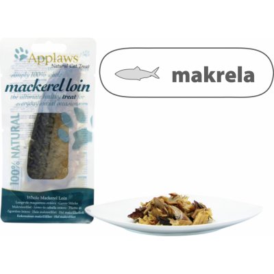 Applaws Mackerel Steak přírodní filet z makrely 30 g – Zbozi.Blesk.cz