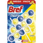 Bref Power Aktiv Juicy Lemon tuhý WC blok 3 x 50 g – Zboží Mobilmania