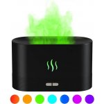 Aptel Zvlhčovač vzduchu s RGB podsvícením černý imitace plamene – Hledejceny.cz