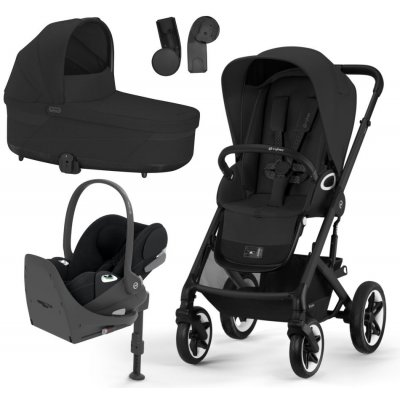 Cybex Talos 2023 sada Plus 5v1 Talos S Lux + Cot S Lux + Cloud T Plus + Base T Moon Black – Zbozi.Blesk.cz