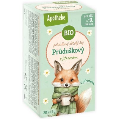 Apotheke Pohádkový dětský čaj Průduškový BIO 20 x 1.5g – Zboží Dáma