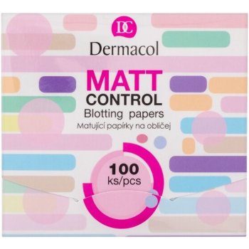 Dermacol Matt Control matující papírky na obličej 100 ks