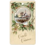 Bohemia Gifts Aromatická karta malá 11 x 6,3 cm Veselé Vánoce hnědá – Zboží Dáma
