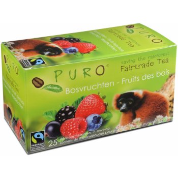 Puro Černý čaj lesní ovoce Fairtrade 25 x 2 g