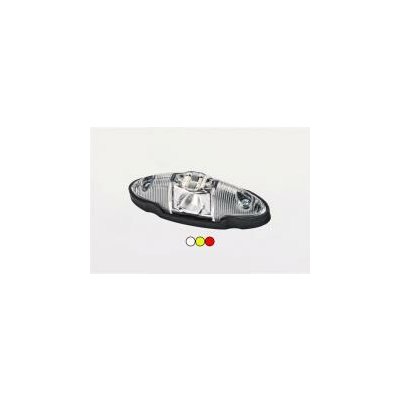 Poziční světlo červeno-bílé-oranžové LED 12/24V s gumou a držákem 13955 – Hledejceny.cz