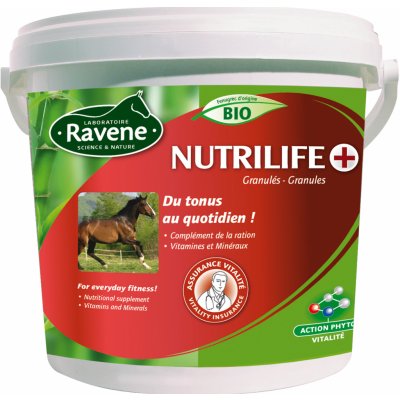 Ravene Krmný doplněk pro koně a poníky NUTRILIFE PLUS 2,7 kg – Hledejceny.cz