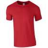 Pánské Tričko Gildan bavlněné tričko SOFTSTYLE červená