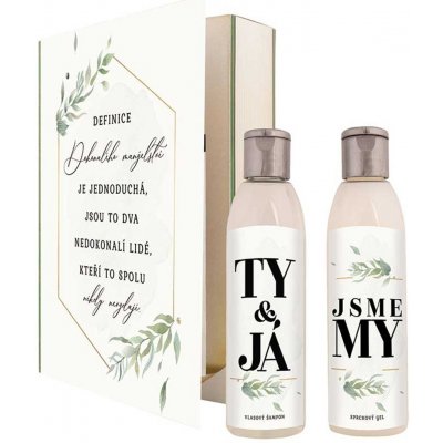 Bohemia Gifts Ty & Já sprchový gel 200 ml + vlasový šampon 200 ml dárková sada – Zbozi.Blesk.cz