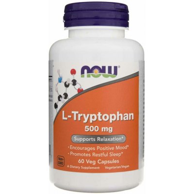 Now Foods L-Tryptophan 500 mg 60 kapslí – Hledejceny.cz