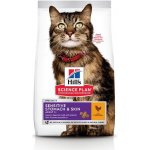 Hill’s Feline Adult Sensitive Stomach & Skin 7 kg – Zboží Dáma