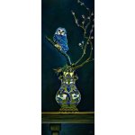 Brož SOVA 4 růžová malinová – Zboží Dáma