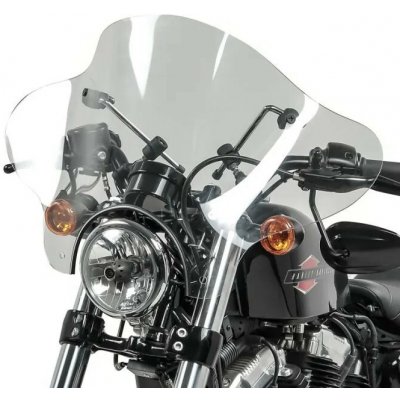 Batwing plexi universal čiré na chopper – Sleviste.cz