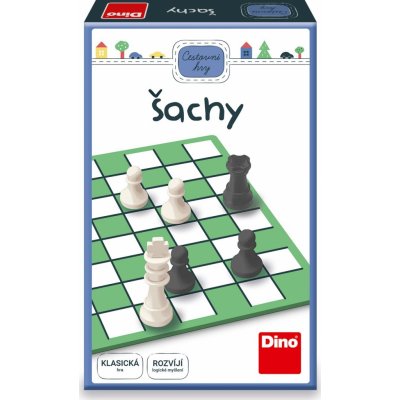 Šachy cestovní hra v krabičce 11,5x18x3,5cm
