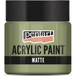 Hobby Pentart akrylová barva Matte 50 ml zelená zemitá – Hledejceny.cz