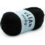 Pletací příze Elian Nicky 217 - černá – Zbozi.Blesk.cz
