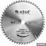 EXTOL PREMIUM Kotouč pilový s sk plátky, o 350x3,3x30mm, 54t 8803252 – Zboží Dáma