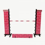 Překážková tyč zeď By Astrup Hobby Horse Brickwall Jumping Fence – Zboží Dáma