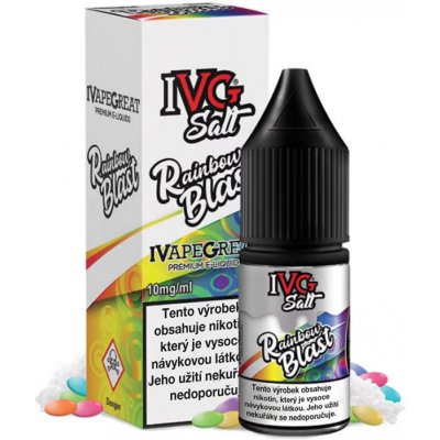 I VG Salt Rainbow Blast 10 ml 10 mg – Zboží Mobilmania