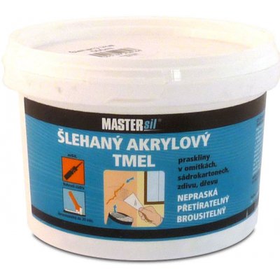 Mastersil Šlehaný akrylový tmel 500 ml bílá – HobbyKompas.cz