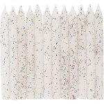 Unique Svíčky dortové bílé barevně třpytivé spirály – Sleviste.cz