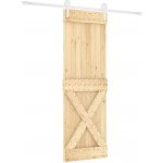 vidaXL posuvné přírodní a bílá 80 x 210 cm – Zbozi.Blesk.cz