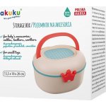 Akuku praktická krabička box na chrastítka a kousátka bílá – Zboží Dáma