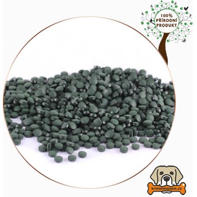 Krmimmasem Spirulina tablety Sladkovodní řasa 100 g