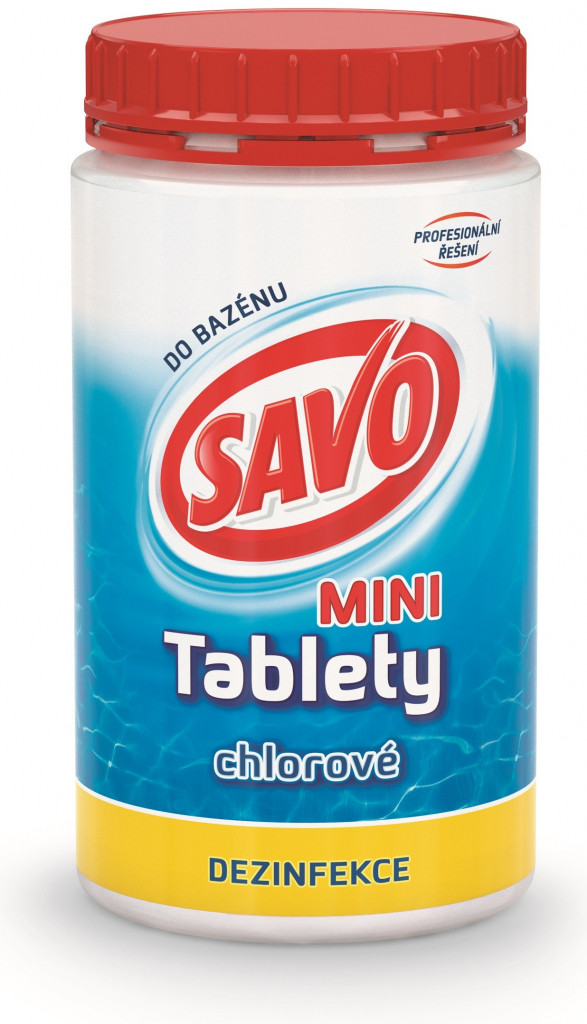 SAVO Mini chlorové tablety 900g od 129 Kč - Heureka.cz