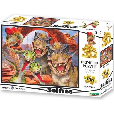 PRIME 3D Puzzle Raptoří selfie 100 ks – Zbozi.Blesk.cz