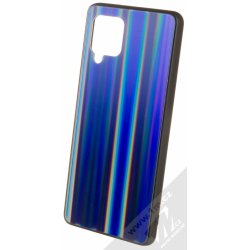 1Mcz Aurora Glass Cover ochranné Samsung Galaxy A42 5G měnivě světle (iridescent light bl modré