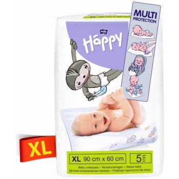 Bella Baby Happy podložky 5 ks 90 x 60