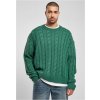 Pánský rolák Urban Classics Boxy Sweater pánský svetr green