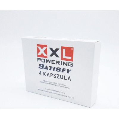 XXL powering Satisfy - silný výživový doplněk pro muže 4 ks