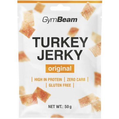 GymBeam Sušené maso Turkey Jerky 50 g – Zbozi.Blesk.cz
