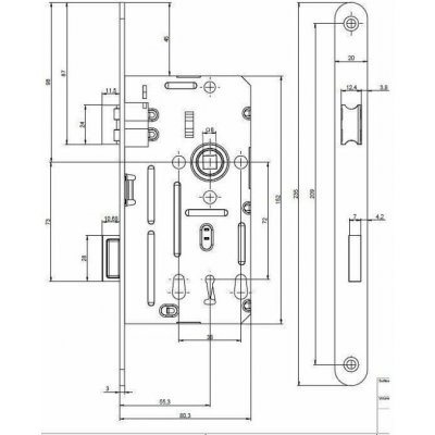 Yale 190/140/20 P 80 mm AA001831 – Hledejceny.cz