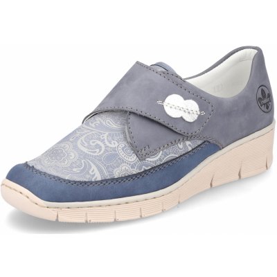 Rieker polobotky 537C0-15 modré – Hledejceny.cz