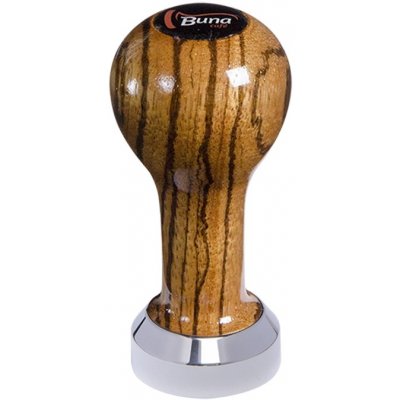 Buna Café Tamper zebráno, lak, TP, nerez lesk, plochý 41 mm – Zbozi.Blesk.cz