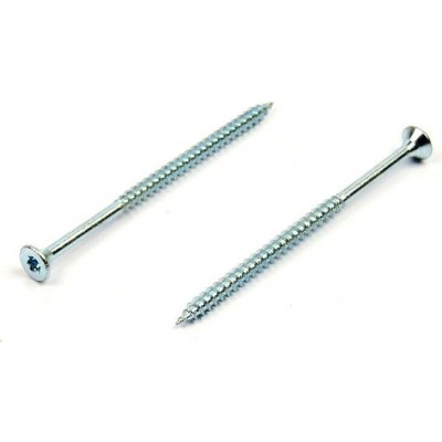 Univerzální vrut do dřeva 5x80/50 TORX zinek bílý, částečný závit – Hledejceny.cz