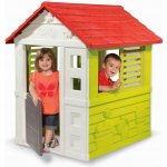Smoby domček Lovely červeno-zelená s 3 oknami SM810705 – Hledejceny.cz