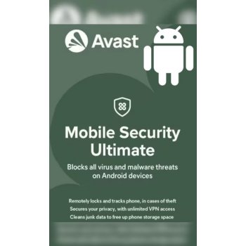Avast Mobile Ultimate 1 lic. 1 rok amu.1.12m