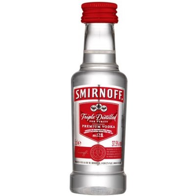 Vodka Smirnoff Red 0,05l 40% Mini (holá láhev)