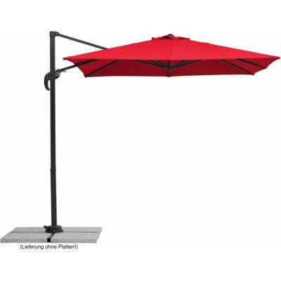 Schneider Schirme Slunečník Rhodos Junior červený 230 x 230 cm – Hledejceny.cz