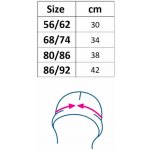 Kojenecká bavlněná čepička New Baby Luxury clothing růžová – Zboží Dáma