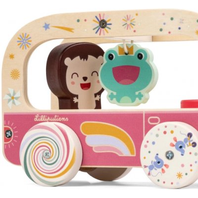 Lilliputiens dřevěný autobus jednorožec Lena – Zboží Dáma