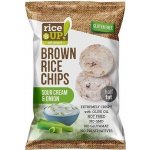 Rice Up Rýžové chipsy Smetana s cibulí 60 g – Sleviste.cz
