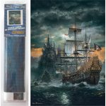 Norimpex Diamantové malování Pirátská loď 30 x 40 cm – Hledejceny.cz