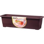 PLASTIA Samozavlažovací truhlík BERGAMOT 60 cm čokoládový – Hledejceny.cz